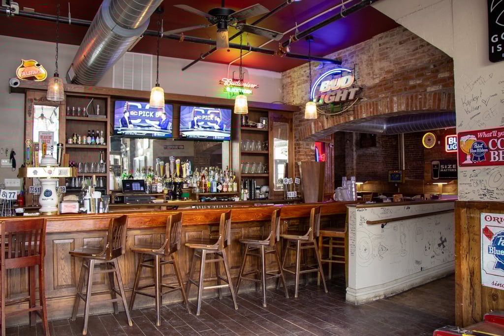 Blackthorn bar area
