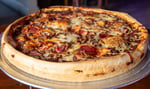 Deep dish meat lovers pizza